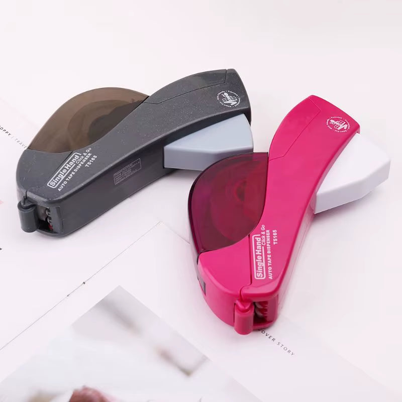 Automatic Tape Dispenser Hand-Held One Press Cutter for Gift Wrapping Scrap Booking Book Cover