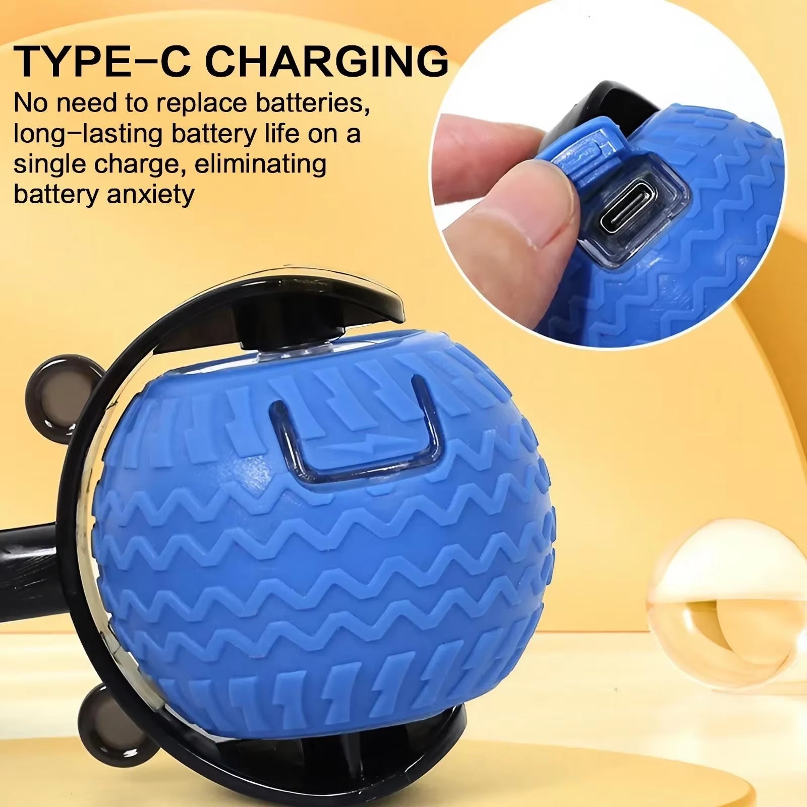 Automatic Rotating Smart Obstacle Avoidance Interactive LED Cat Toy Obstacle Avoidance Automatic Teasing Ball