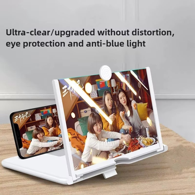 Cell Phone Screen Magnifier HD Video Amplifier Stand Bracket Phones Screen Magnifier for Smartphones Mobile Phone Accessories